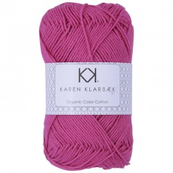 8/4 Hot Pink - KK Organic Color Cotton økologisk bomuldsgarn fra Karen Klarbæk