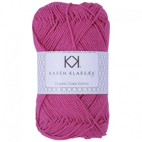 8/4 Hot Pink - KK Organic Color Cotton økologisk bomuldsgarn fra Karen Klarbæk