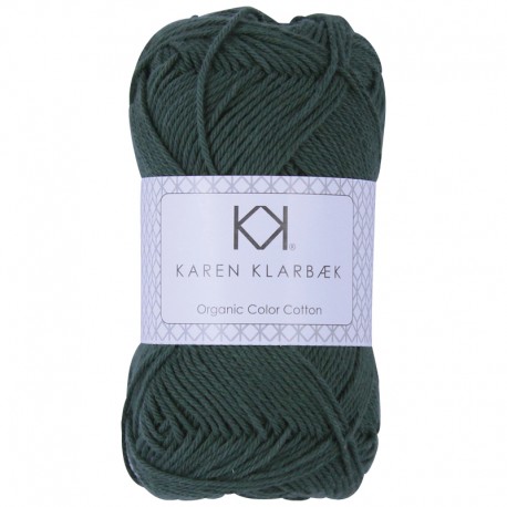 8/4 Pine Green - KK Organic Color Cotton økologisk bomuldsgarn fra Karen Klarbæk