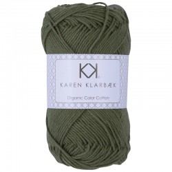 8/4 Olive Green - KK Organic Color Cotton økologisk bomuldsgarn fra Karen Klarbæk