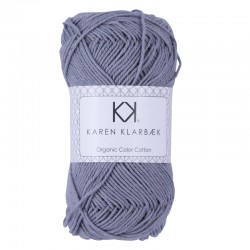 8/4 Medium Grey - KK Organic Color Cotton økologisk bomuldsgarn fra Karen Klarbæk