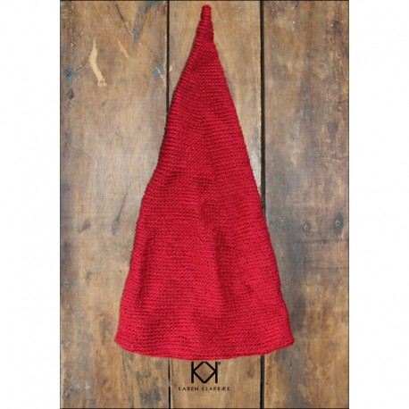 Opskrift på hæklet nissehue i uldgarn