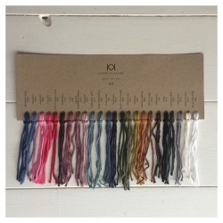 Farvekort på 8/8 KK Organic Color Cotton