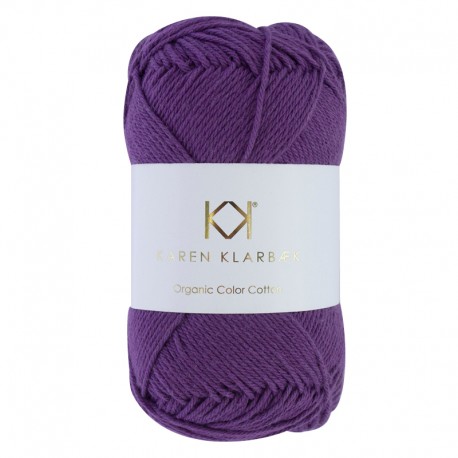 8/4 Purple Passion - KK Organic Color Cotton økologisk bomuldsgarn fra Karen Klarbæk