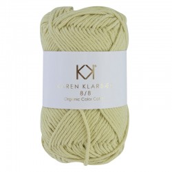 8/8 Pastel Yellow - KK Organic Color Cotton økologisk bomuldsgarn fra Karen Klarbæk