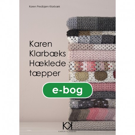 Hæklebog "Karen Klarbæks Hæklede tæpper" - E-BOG