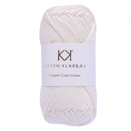 8/4 Ivory - KK Organic Color Cotton økologisk bomuldsgarn fra Karen Klarbæk