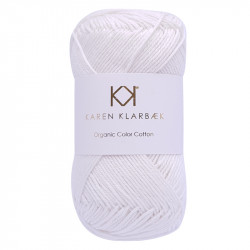 Optisk hvid - KK Organic Color Cotton økologisk bomuldsgarn fra Karen Klarbæk