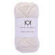 Bleached White - KK Organic Color Cotton økologisk bomuldsgarn fra Karen Klarbæk