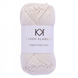 8/4 Nature White - KK Organic Color Cotton økologisk bomuldsgarn fra Karen Klarbæk