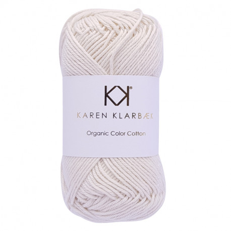 Bleached White - KK Organic Color Cotton økologisk bomuldsgarn fra Karen Klarbæk