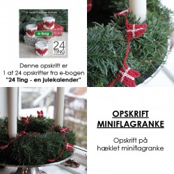 Opskrift på hæklet miniflagranke