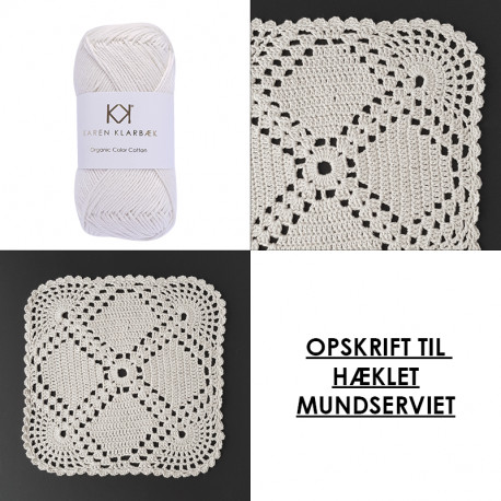 Opskrift på mundserviet - e-opskrift