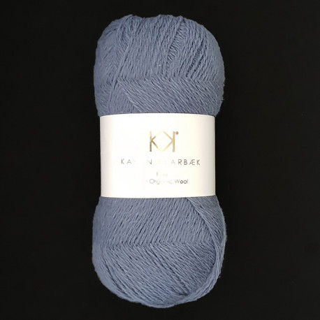 Dark Blue - KK Fine Pure Organic Wool - økologisk uldgarn fra Karen Klarbæk