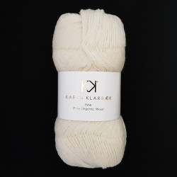 Nature White - KK Fine Pure Organic Wool - økologisk uldgarn fra Karen Klarbæk