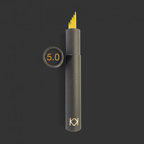 5,0 mm, KK strømpepinde 5 stk. i rør