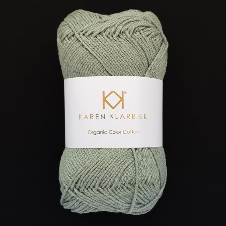 8/4 Sage Green - KK Organic Color Cotton økologisk bomuldsgarn fra Karen Klarbæk