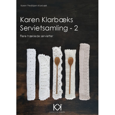 Hæklebog "Karen Klarbæks Servietsamling - 2" - TRYKT BOG