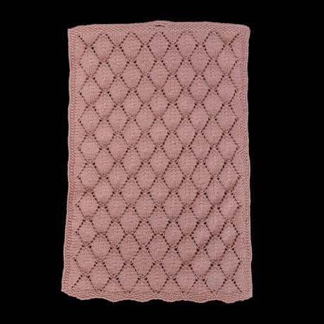 Gæstehåndklæde med bladmønster - e-opskrift