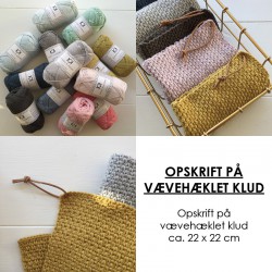 Opskrift på vævehæklet klud