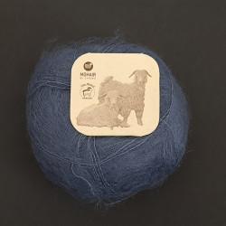 Hvid - Mohairgarn fra Mohair by Canard