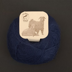 Dyb blå - Mohairgarn fra Mohair by Canard