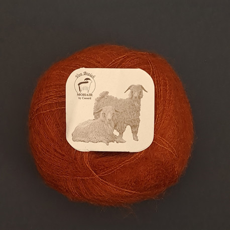 Cognac - Mohairgarn fra Mohair by Canard