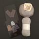 GRÅ/SØLV: Fine Pure Organic Wool + Mohair by Canard + to opskrifter