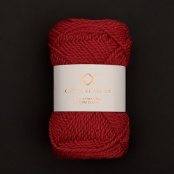 Christmas Red - Recycled Bottle Yarn