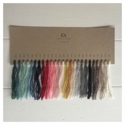 Farvekort på Fine Pure Organic Wool