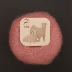 Rustik Rosa - Mohairgarn fra Mohair by Canard