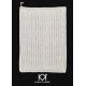 Opskrift på hæklet gæstehåndklæde med hulmønster - e-opskrift