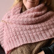 LYS ROSA: Kit til Strikket sjal - incl. garn og opskrift