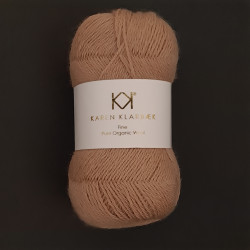 Latte - KK Fine Pure Organic Wool - økologisk uldgarn fra Karen Klarbæk