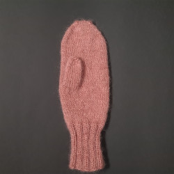 Mørk Rosa - VANTEKIT - incl. garn og opskrift
