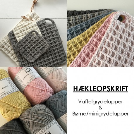 Vaffelgrydelapper og Børne/minigrydelapper