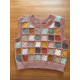 Vest hæklet i Granny Squares - e-opskrift