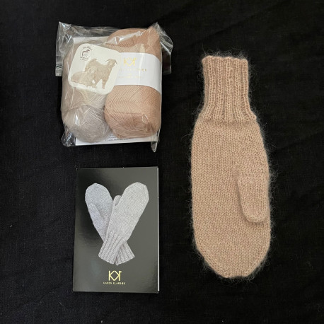 Latte - VANTEKIT - incl. garn og opskrift på strikkede vanter
