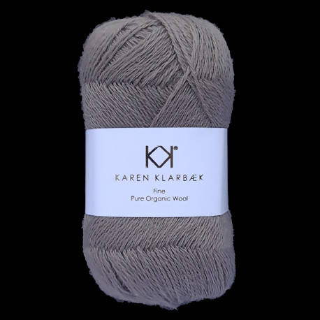 Brown - KK Fine Pure Organic Wool - økologisk uldgarn fra Karen Klarbæk
