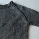 Bluse strikket i uld og mohair - e-opskrift