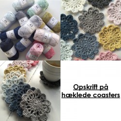 Opskrift på hæklede coasters