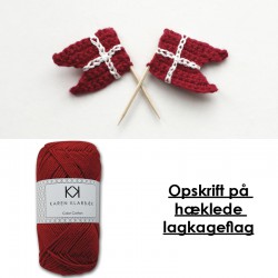 Opskrift på hæklede lagkageflag