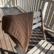 Light Cool Grey/Stone: Kit til Strikket sjal - incl. garn og opskrift