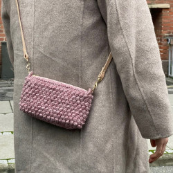 Hæklet Bubble Clutch / taske - e-opskrift