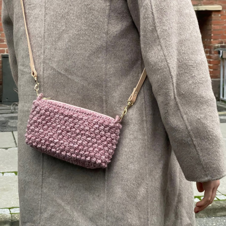 Hæklet Bubble Clutch / taske - e-opskrift