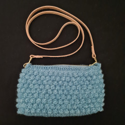 AQUA BLUE/AQUA MARINE - Samlet kit til Bubble Clutch - UDEN OPSKRIFT