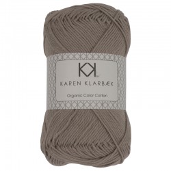 Lys gråbrun - KK Organic Color Cotton økologisk bomuldsgarn fra Karen Klarbæk