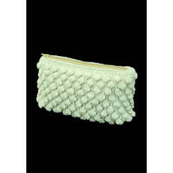 Strikket Bubble Clutch - trykt-opskrift