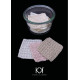 Strikket Makeup Pad - trykt opskrift