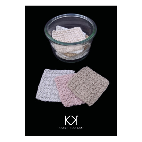 Strikket Makeup Pad - trykt opskrift